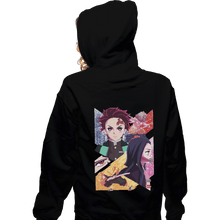 Load image into Gallery viewer, Shirts Zippered Hoodies, Unisex / Small / Black Slayer Of Demons
