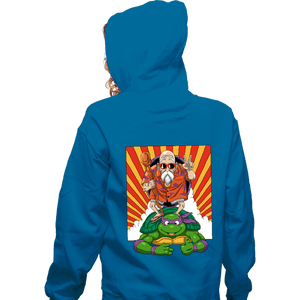 Daily_Deal_Shirts Zippered Hoodies, Unisex / Small / Royal Blue Mutenroshi Ninja