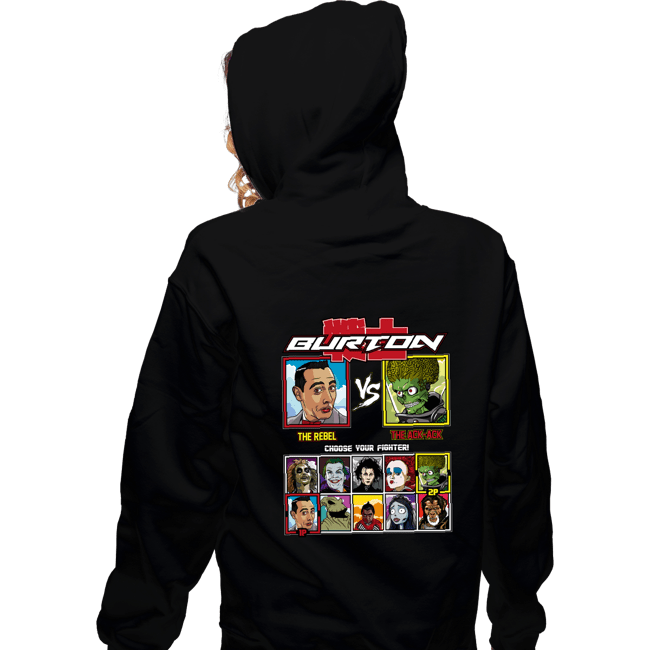 Daily_Deal_Shirts Zippered Hoodies, Unisex / Small / Black Burton Fighter