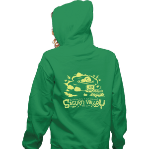 Shirts Pullover Hoodies, Unisex / Small / Irish Green Relax In Saturn Valley