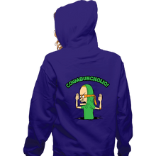 Load image into Gallery viewer, Daily_Deal_Shirts Zippered Hoodies, Unisex / Small / Violet Cowabungholio
