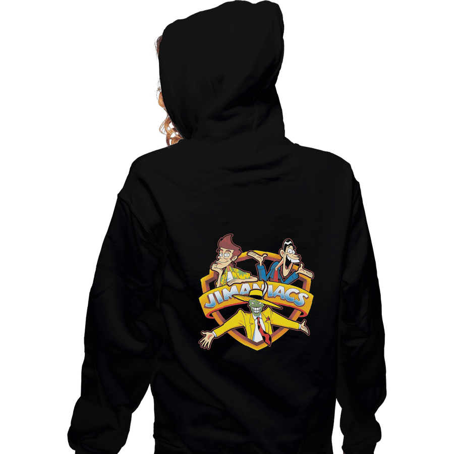 Shirts Pullover Hoodies, Unisex / Small / Black Jimaniacs