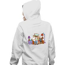 Load image into Gallery viewer, Secret_Shirts Zippered Hoodies, Unisex / Small / White King Of The Hill Couch
