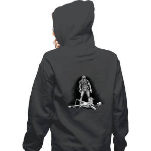 Shirts Zippered Hoodies, Unisex / Small / Dark Heather Droid Knockout
