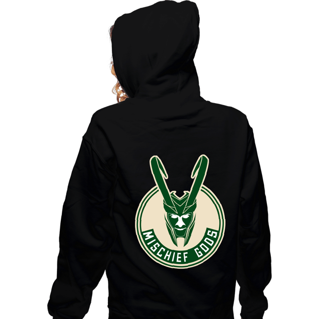 Shirts Zippered Hoodies, Unisex / Small / Black Mischief Gods
