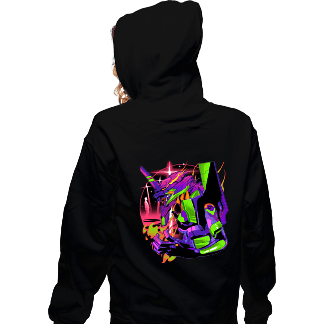 Daily_Deal_Shirts Zippered Hoodies, Unisex / Small / Black Eva Soul