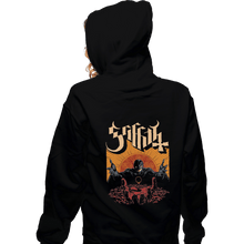 Load image into Gallery viewer, Shirts Pullover Hoodies, Unisex / Small / Black Femto Infestissumam
