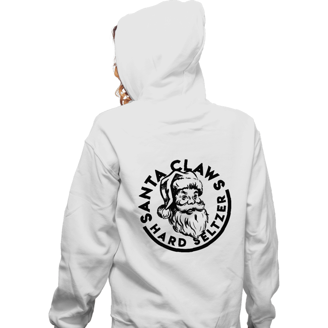 Secret_Shirts Zippered Hoodies, Unisex / Small / White Santa Claws