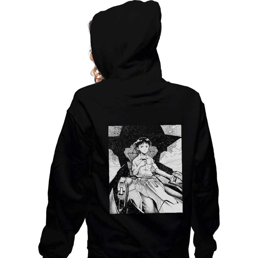 Shirts Zippered Hoodies, Unisex / Small / Black Neon Genesis Evangelion