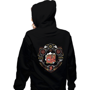 Shirts Zippered Hoodies, Unisex / Small / Black Top Dungeon Enemies