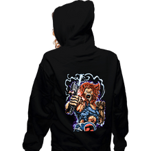 Load image into Gallery viewer, Secret_Shirts Zippered Hoodies, Unisex / Small / Black Lion-O
