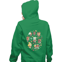 Load image into Gallery viewer, Shirts Pullover Hoodies, Unisex / Small / Irish Green Tarantula Island
