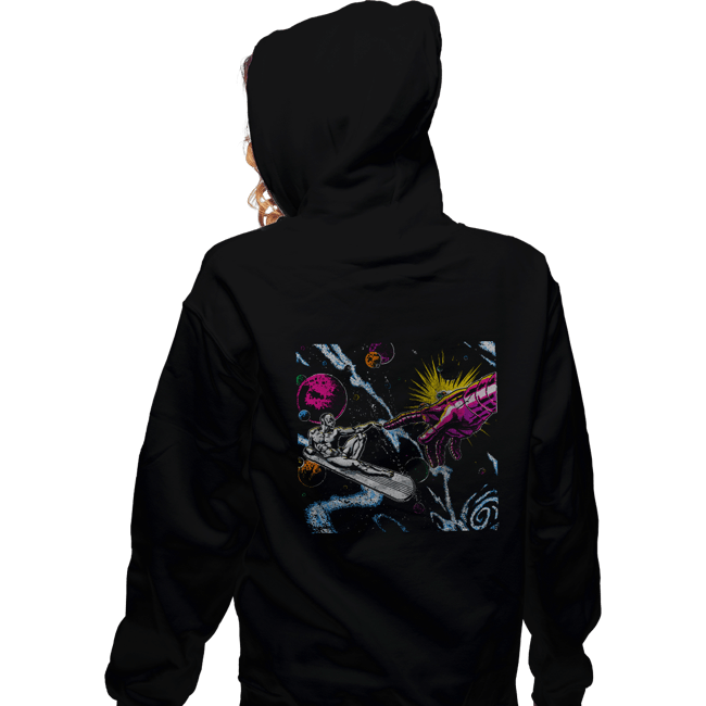 Secret_Shirts Zippered Hoodies, Unisex / Small / Black Creation Of Silver Surfer Secret Sale