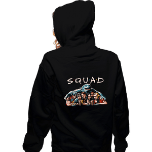 Secret_Shirts Zippered Hoodies, Unisex / Small / Black SQUAD
