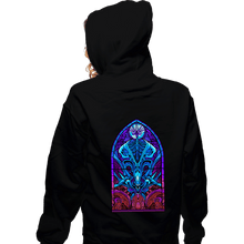 Load image into Gallery viewer, Daily_Deal_Shirts Zippered Hoodies, Unisex / Small / Black Temple Of Creation
