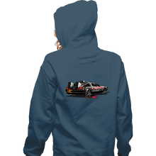 Load image into Gallery viewer, Daily_Deal_Shirts Zippered Hoodies, Unisex / Small / Indigo Blue No Future
