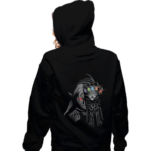 Shirts Zippered Hoodies, Unisex / Small / Black Infinity Rupees