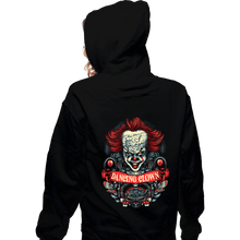 Load image into Gallery viewer, Shirts Zippered Hoodies, Unisex / Small / Black Meet The Dancing Clown
