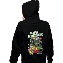 Load image into Gallery viewer, Secret_Shirts Zippered Hoodies, Unisex / Small / Black Kap&#39;n Krunch!
