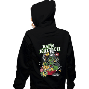 Secret_Shirts Zippered Hoodies, Unisex / Small / Black Kap'n Krunch!