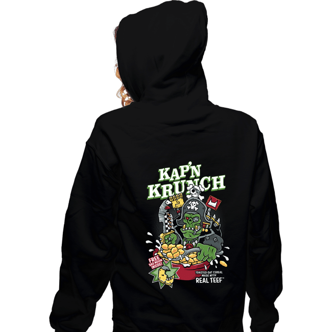 Secret_Shirts Zippered Hoodies, Unisex / Small / Black Kap'n Krunch!