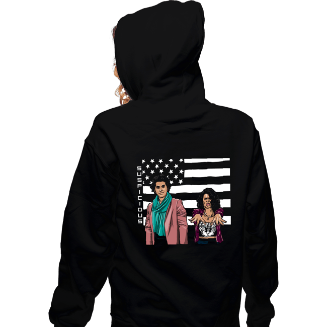 Secret_Shirts Zippered Hoodies, Unisex / Small / Black Don't Be Suspicious