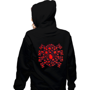 Daily_Deal_Shirts Zippered Hoodies, Unisex / Small / Black Spider Sense