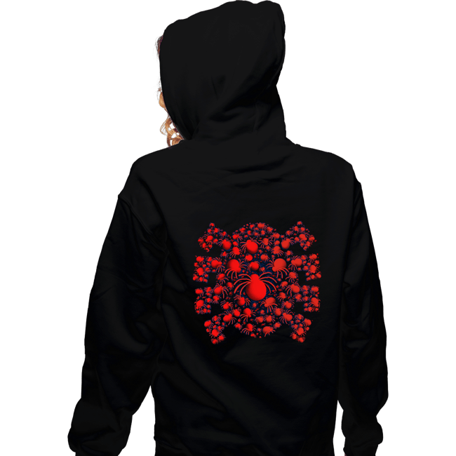 Daily_Deal_Shirts Zippered Hoodies, Unisex / Small / Black Spider Sense