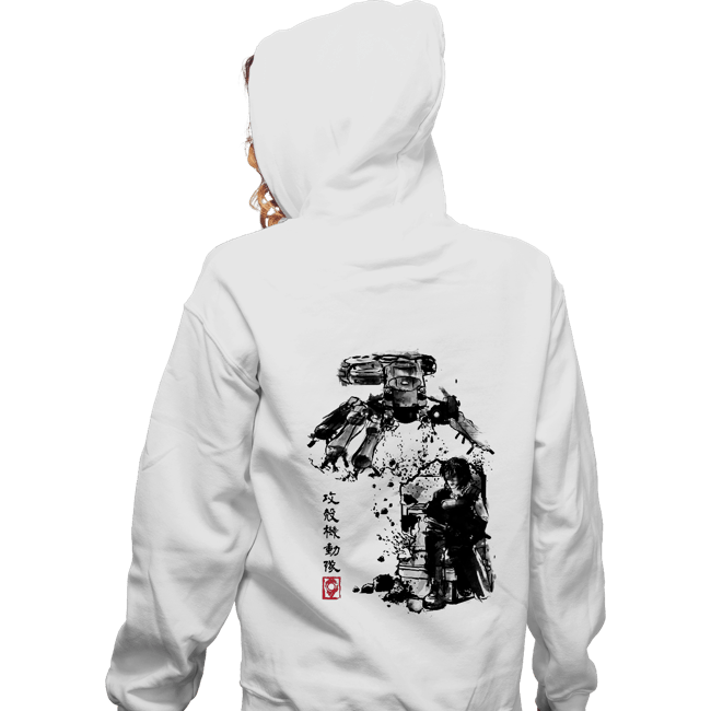 Daily_Deal_Shirts Zippered Hoodies, Unisex / Small / White Major Vs Tank Sumi-e