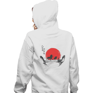 Shirts Zippered Hoodies, Unisex / Small / White Hakuna Matata Sunset