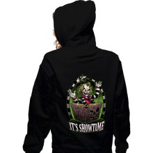 Load image into Gallery viewer, Daily_Deal_Shirts Zippered Hoodies, Unisex / Small / Black It&#39;s Showtime!
