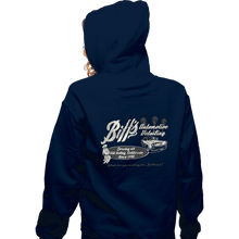 Load image into Gallery viewer, Daily_Deal_Shirts Zippered Hoodies, Unisex / Small / Navy Biff&#39;s Auto Detailing
