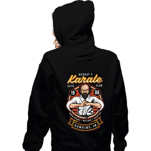 Daily_Deal_Shirts Zippered Hoodies, Unisex / Small / Black Murray's Karate Club