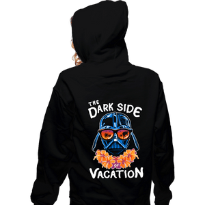Daily_Deal_Shirts Zippered Hoodies, Unisex / Small / Black The Dark Side Of Vacation
