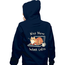 Load image into Gallery viewer, Secret_Shirts Zippered Hoodies, Unisex / Small / Navy Priorities

