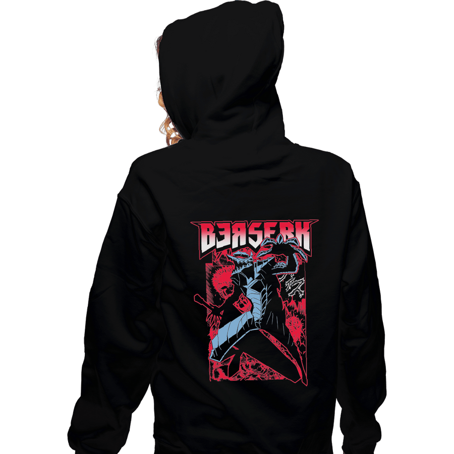 Shirts Zippered Hoodies, Unisex / Small / Black Berserker Guts