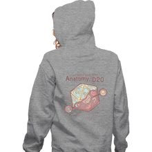 Load image into Gallery viewer, Shirts Pullover Hoodies, Unisex / Small / Sports Grey Anatomy Of The D20
