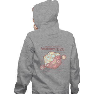 Shirts Pullover Hoodies, Unisex / Small / Sports Grey Anatomy Of The D20