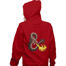 Load image into Gallery viewer, Secret_Shirts Zippered Hoodies, Unisex / Small / Red Bone Dragon Secret Sale
