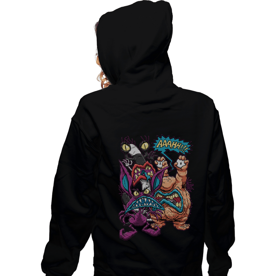 Shirts Zippered Hoodies, Unisex / Small / Black Real Monsters
