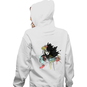 Secret_Shirts Zippered Hoodies, Unisex / Small / White Howl Watercolors