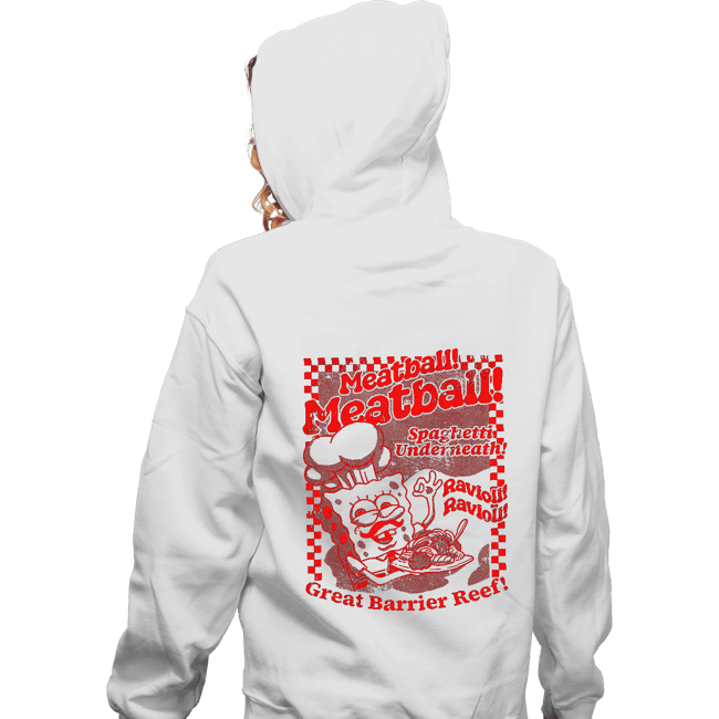 Daily_Deal_Shirts Zippered Hoodies, Unisex / Small / White Ravioli Ravioli!