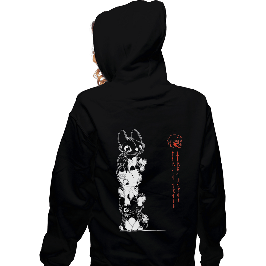 Shirts Zippered Hoodies, Unisex / Small / Black Tiny Furious Tower