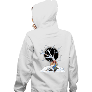 Secret_Shirts Zippered Hoodies, Unisex / Small / White Death Peak