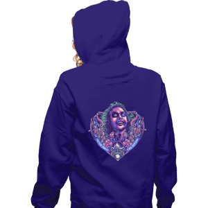 Daily_Deal_Shirts Zippered Hoodies, Unisex / Small / Violet The Ghost Groom