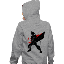 Load image into Gallery viewer, Shirts Zippered Hoodies, Unisex / Small / Sports Grey Crimson Ex Soldier
