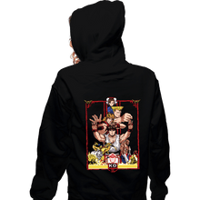 Load image into Gallery viewer, Secret_Shirts Zippered Hoodies, Unisex / Small / Black Enter The Street Fighter
