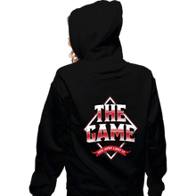 Load image into Gallery viewer, Secret_Shirts Zippered Hoodies, Unisex / Small / Black The Game
