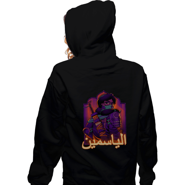 Daily_Deal_Shirts Zippered Hoodies, Unisex / Small / Black Jasmine Lights
