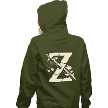 Load image into Gallery viewer, Secret_Shirts Zippered Hoodies, Unisex / Small / Military Green Legacy
